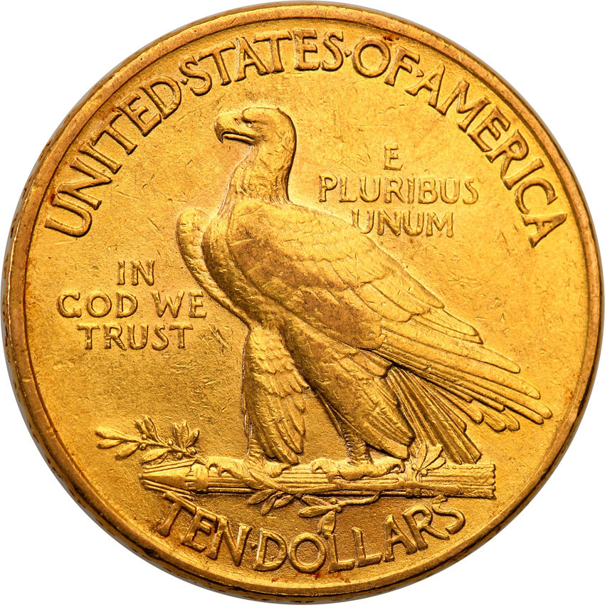 USA 10 $ dolarów Indianin 1911 Philadelphia st.2+